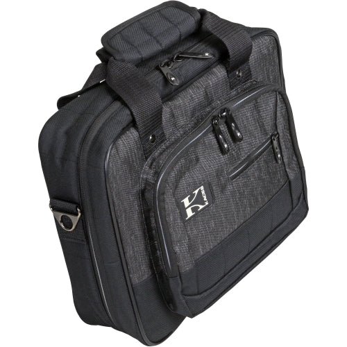 Kaces KB1210 Luxe Series Charcoal/Black Keyboard/Gear Bag (12.5 x 10.5 x 3.5)