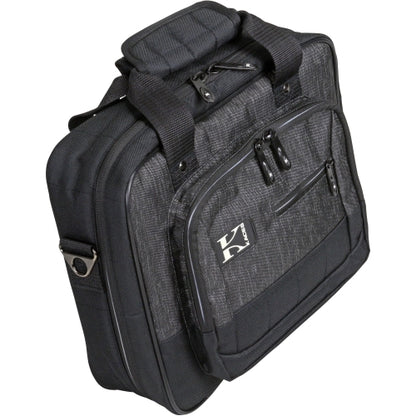 Kaces KB1210 Luxe Series Charcoal/Black Keyboard/Gear Bag (12.5 x 10.5 x 3.5)