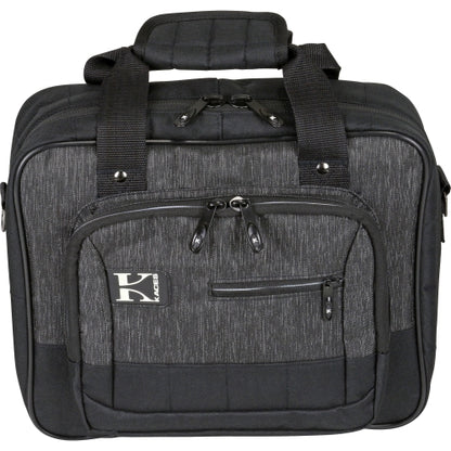 Kaces KB1210 Luxe Series Charcoal/Black Keyboard/Gear Bag (12.5 x 10.5 x 3.5)