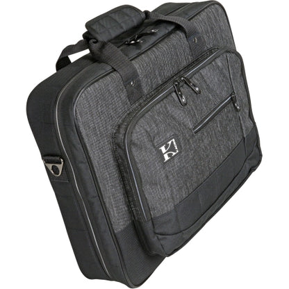 Kaces KB1714 Luxe Series Charcoal/Black Keyboard/Gear Bag (17.5 x 14 x 4)