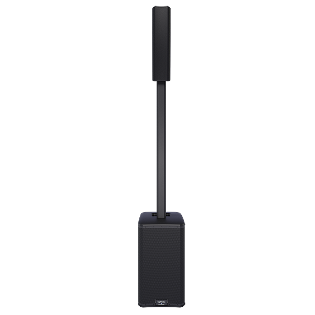 QSC KC12-BLK Active 12 3-Way Column Loudspeaker System with Bluetooth (Black)