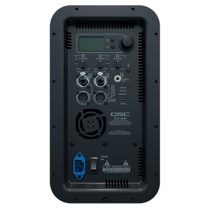 QSC KC12-BLK Active 12 3-Way Column Loudspeaker System with Bluetooth (Black)