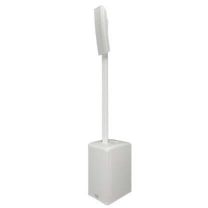 QSC KC12-WHT Active 12 3-Way Column Loudspeaker System with Bluetooth (White)