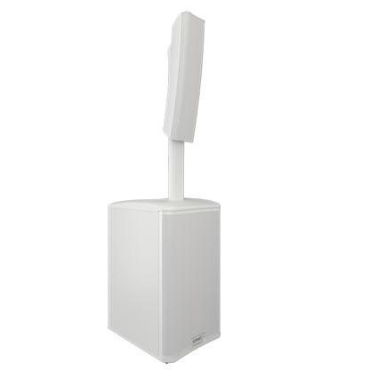 QSC KC12-WHT Active 12 3-Way Column Loudspeaker System with Bluetooth (White)