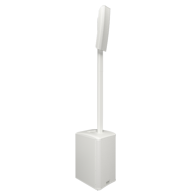QSC KC12-WHT Active 12 3-Way Column Loudspeaker System with Bluetooth (White)