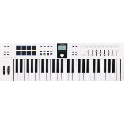 Arturia KeyLab Essential mk3 49-Key Universal MIDI Controller and Software (White)
