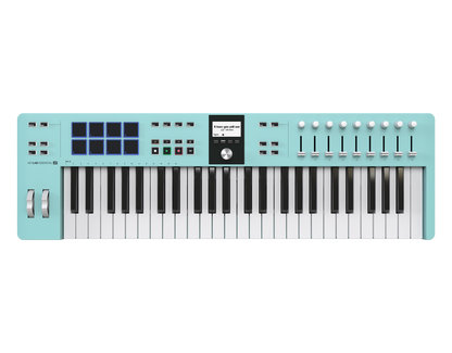 Arturia KeyLab Essential mk3 49-Key Universal MIDI Controller and Software (Aquamarine)