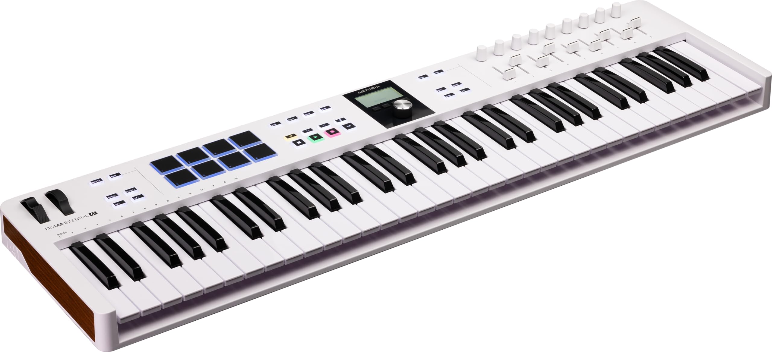 Arturia KeyLab Essential mk3 61-Key Universal MIDI Controller and Software (White)