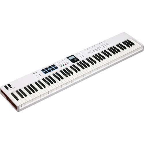 Arturia KeyLab Essential Mk3 88-Key Universal MIDI Controller and Software (White)