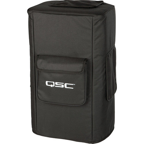 QSC Soft, padded cover made with heavy-duty Nylon/Cordura® material for KW122.