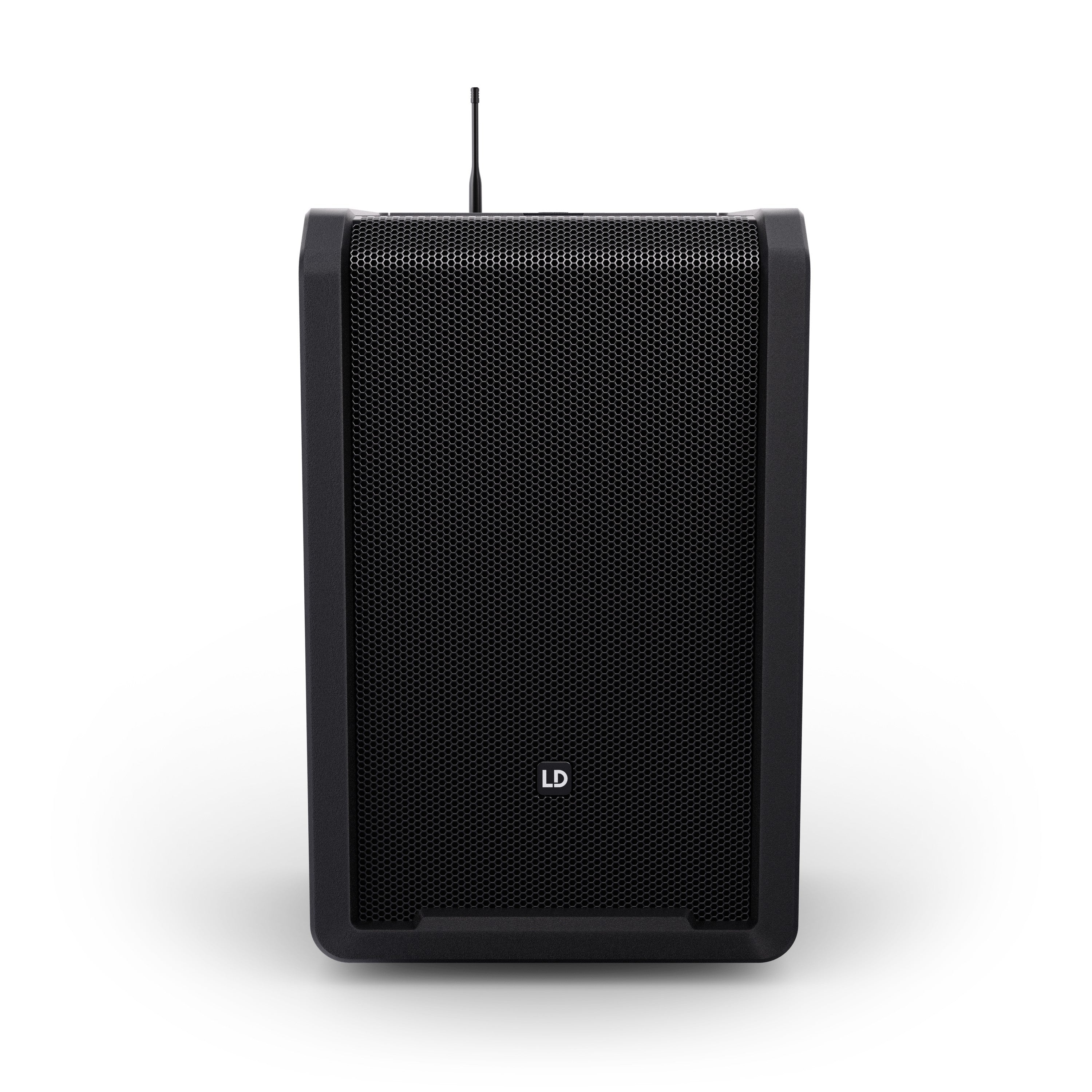 LD Systems LDANNY10HHDB51US ANNY 10 HHD Battery-Powered Bluetooth 10 PA Speaker with 1 Handheld Microphone (B51: 512 to 542 MHz)