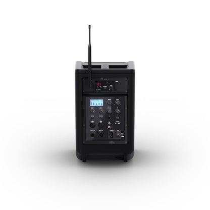LD Systems LDANNY8HHDB47 ANNY 8 Portable 8 Battery-Powered Bluetooth PA Speaker with Handheld Wireless Mic (Black)