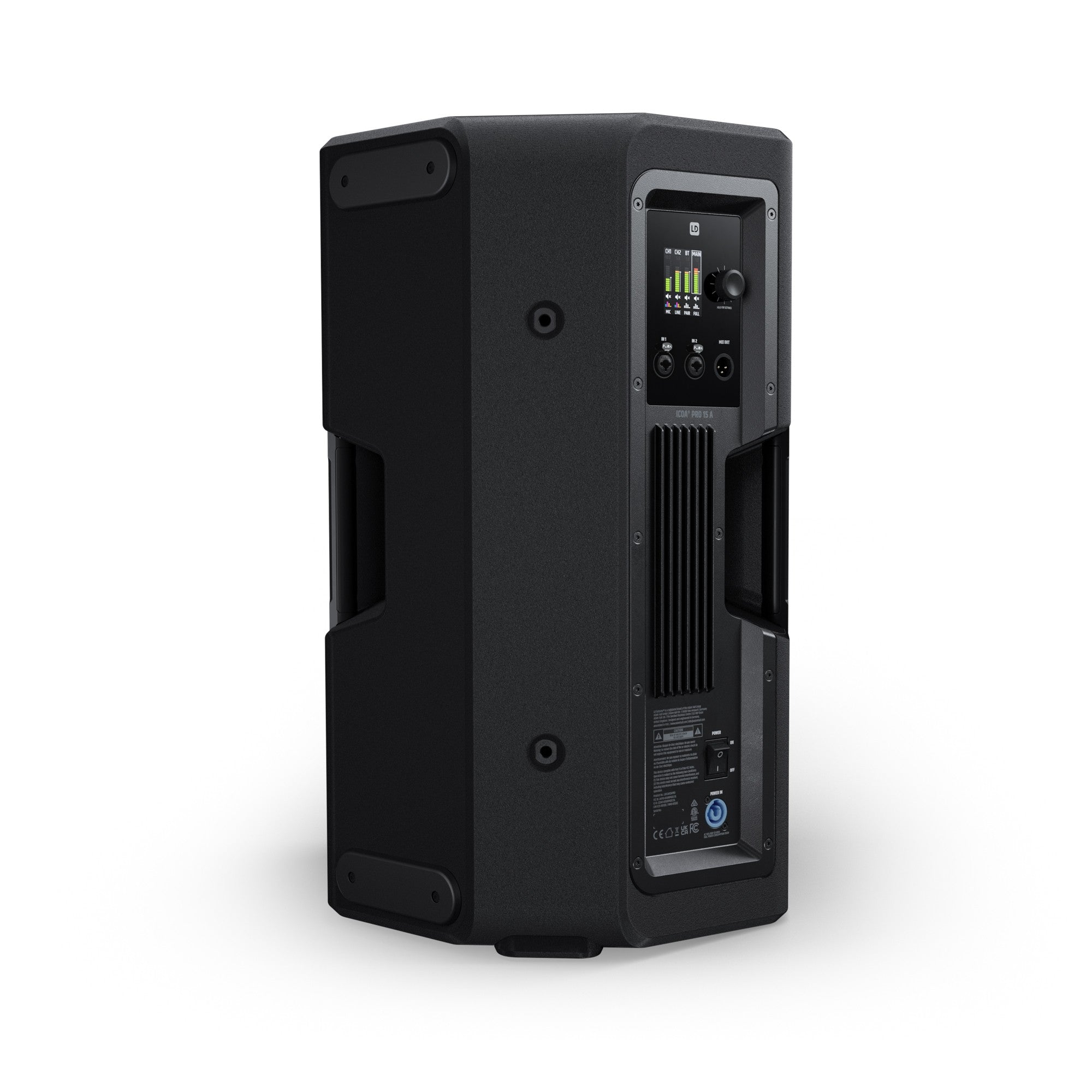 LD System ICOA PRO 15 A 15 Powered Coaxial High-Performance PA Loudspeaker with Bluetooth and App