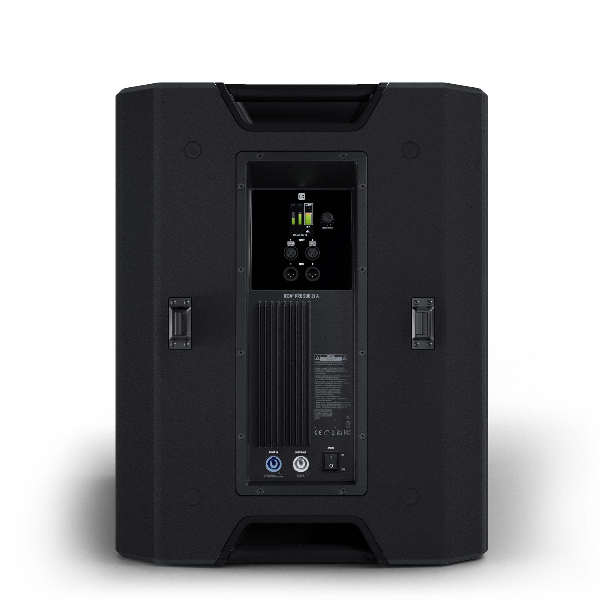 LD System ICOA PRO SUB 21 A Powered 21 High-Performance Bass Reflex PA Subwoofer