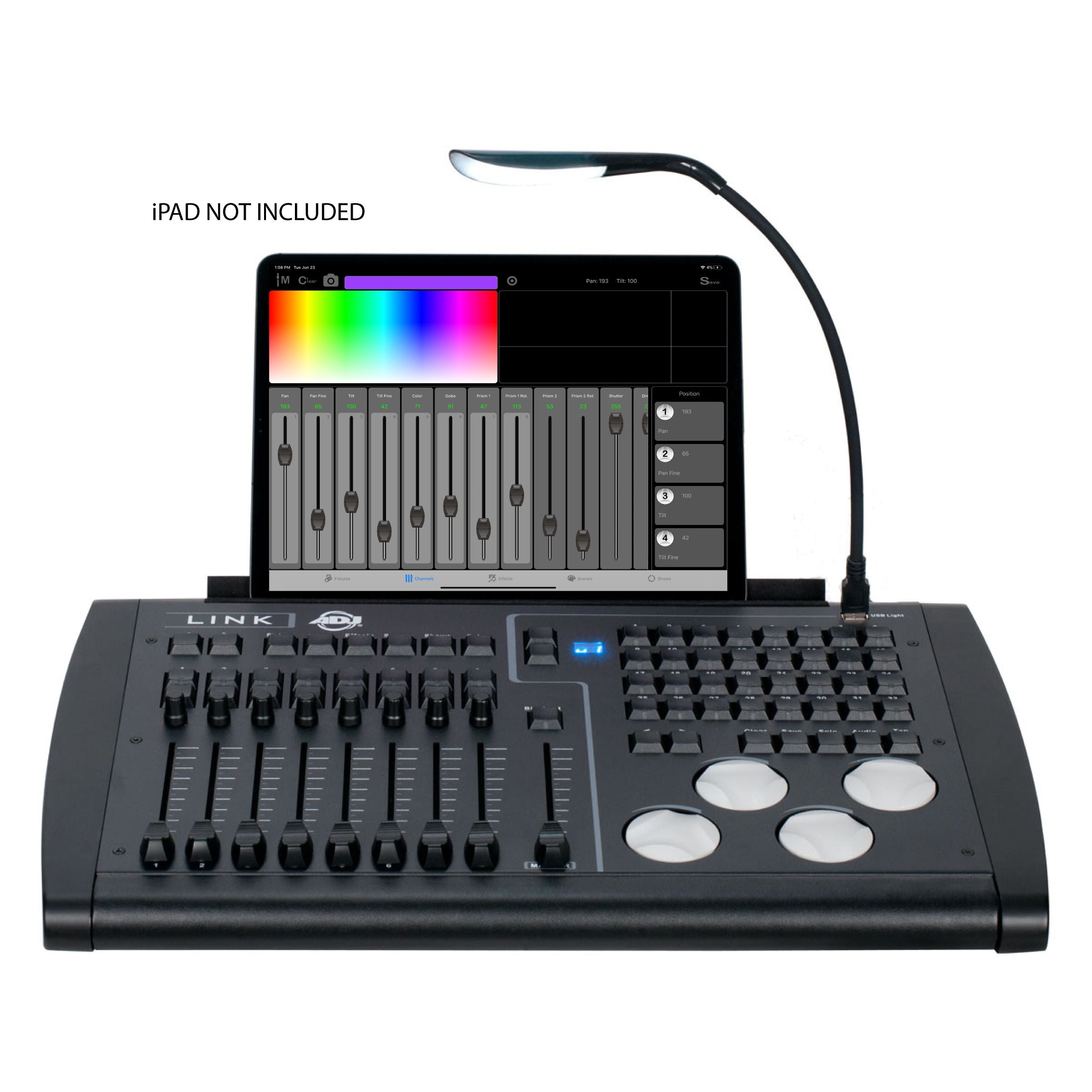 American DJ LINK 4-Universe DMX Hardware Controller