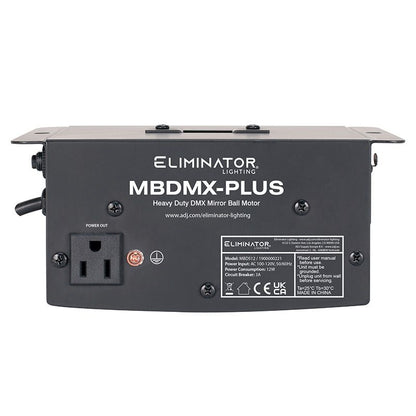 Eliminator Lighting MBDMX-PLUS Heavy-Duty DMX Mirror Ball Motor