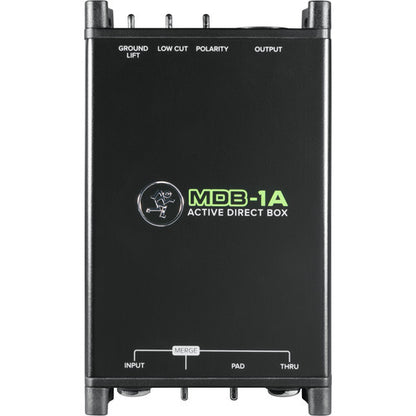 Mackie MDB-1A Active Single Instrument Direct Box for Studio/Live Applications