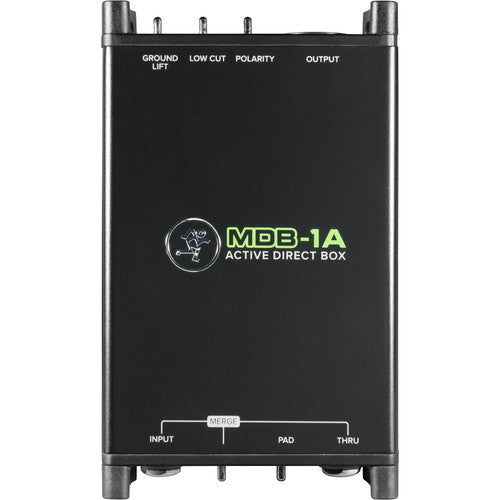 Mackie MDB-1A Active Single Instrument Direct Box for Studio/Live Applications