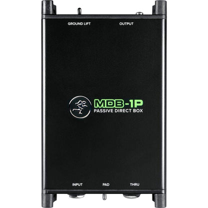 Mackie MDB-1P Passive Single Instrument Direct Box for Studio/Live Applications