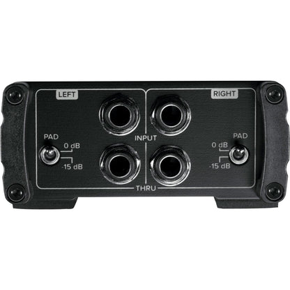 Mackie MDB-2P Dual Mono/Stereo Passive Direct Box for Studio/Live Applications