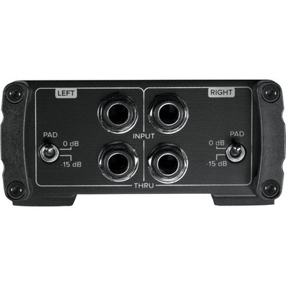 Mackie MDB-2P Dual Mono/Stereo Passive Direct Box for Studio/Live Applications