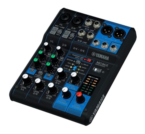 Yamaha MG06X 6-input Stereo Mixer w/ SPX Effects