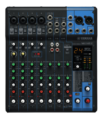Yamaha MG10XU 10-input Stereo Mixer w/ SPX Effects