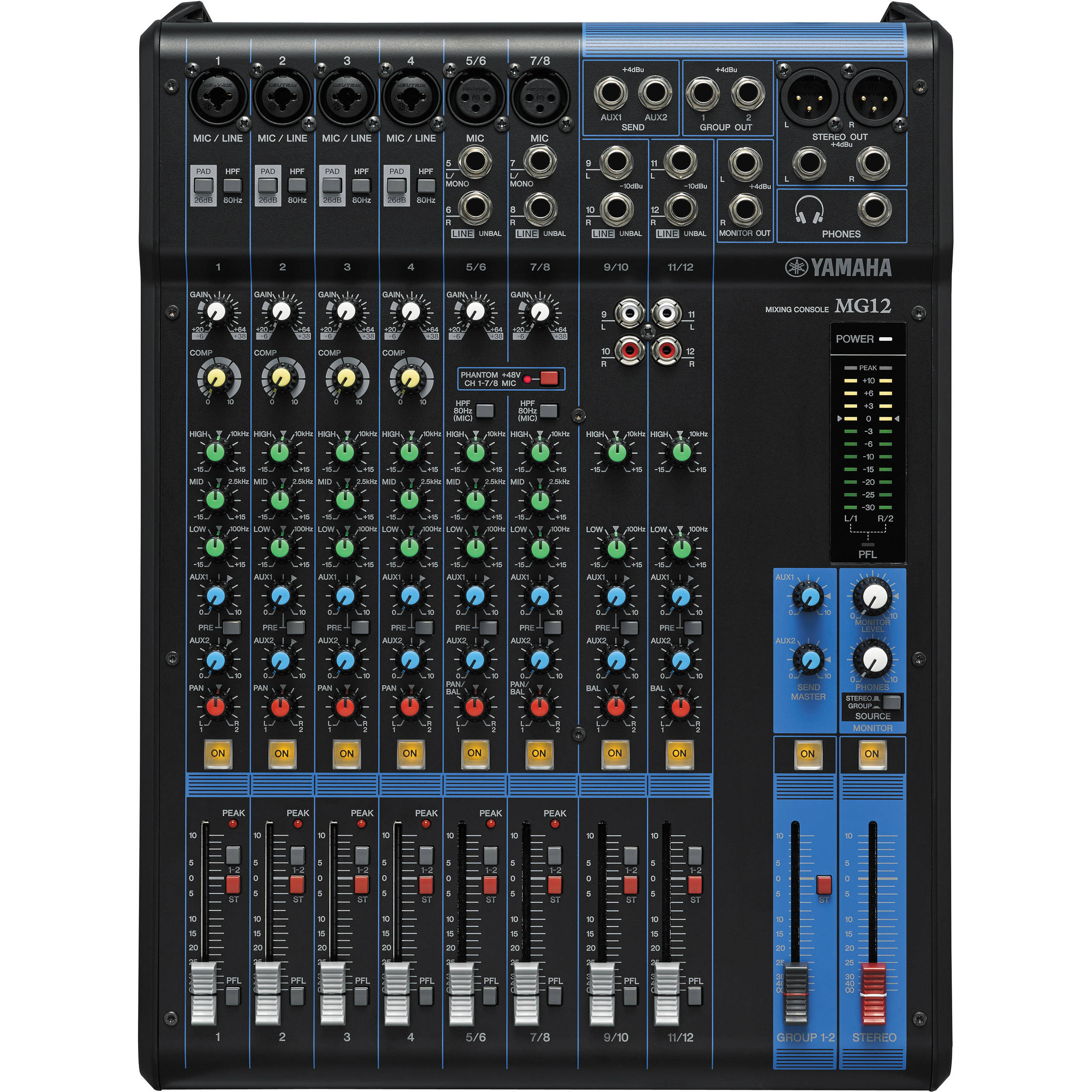 Yamaha MG12 12-input Stereo Mixer