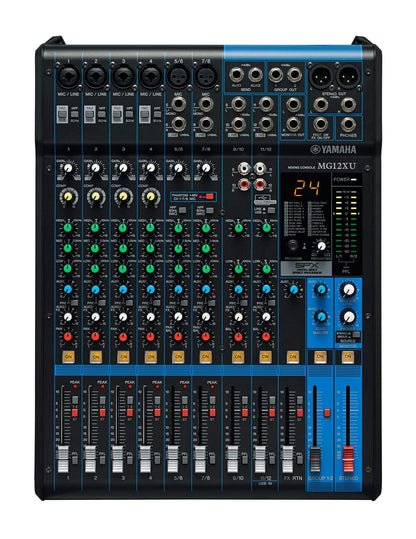 Yamaha MG12XU 12-input Stereo Mixer w/ SPX Effects
