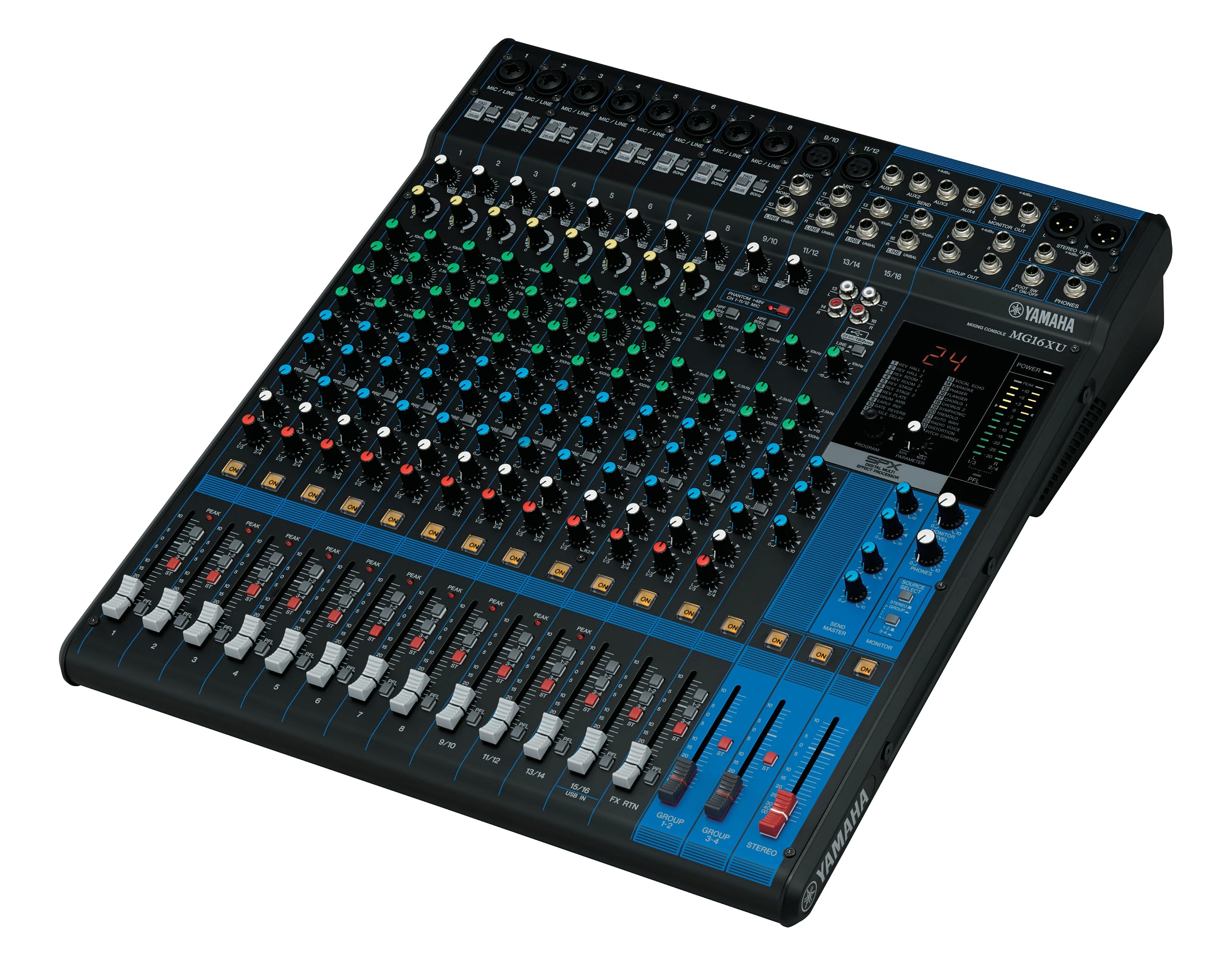 Yamaha MG16XU 16-input Stereo Mixer w/ SPX Effects
