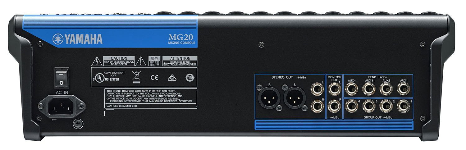 Yamaha MG20 20-input-Stereo Mixer