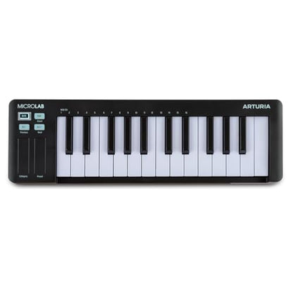 Arturia MICROLAB-MK3 Universal Midi Controller (Black)