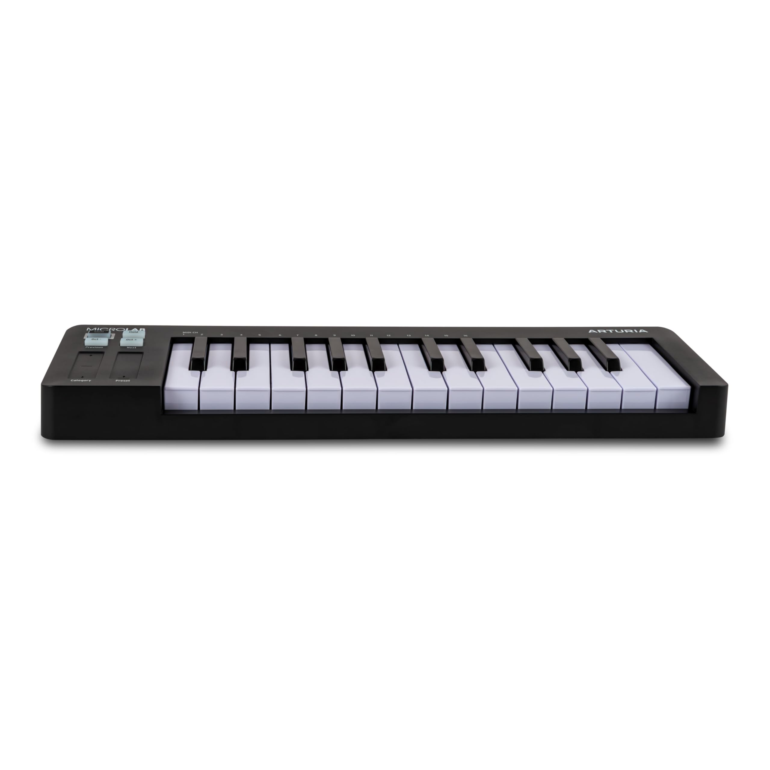 Arturia MICROLAB-MK3 Universal Midi Controller (Black)