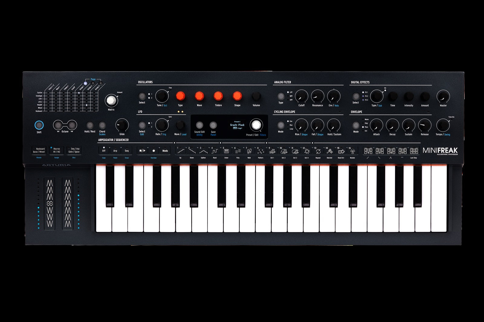 Arturia MiniFreak 6-Voice Polyphonic Hybrid Keyboard
