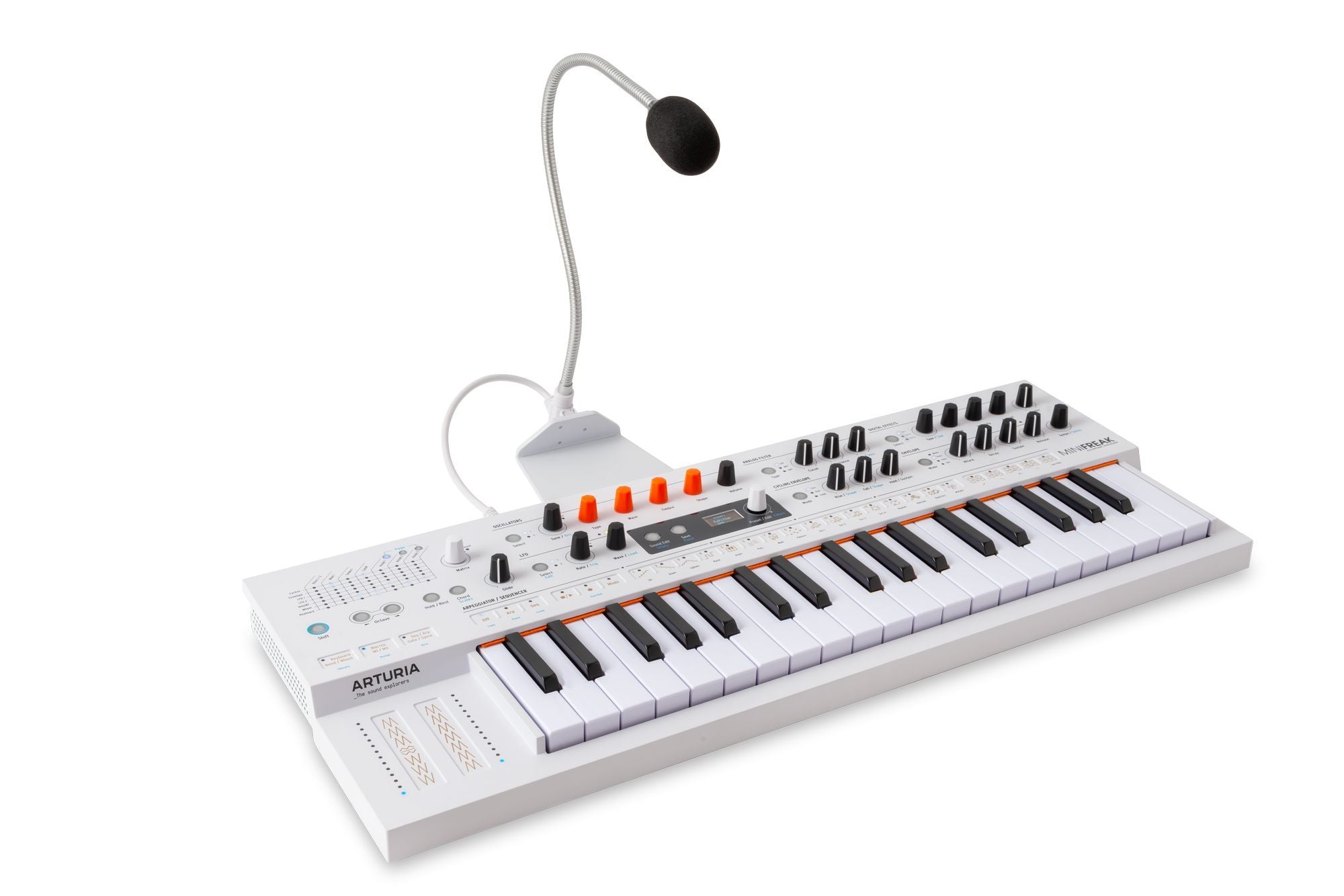 Arturia MiniFreak Vocoder 6-Voice Spontaneous Algorithmic Synthesizer with Gooseneck Microphone