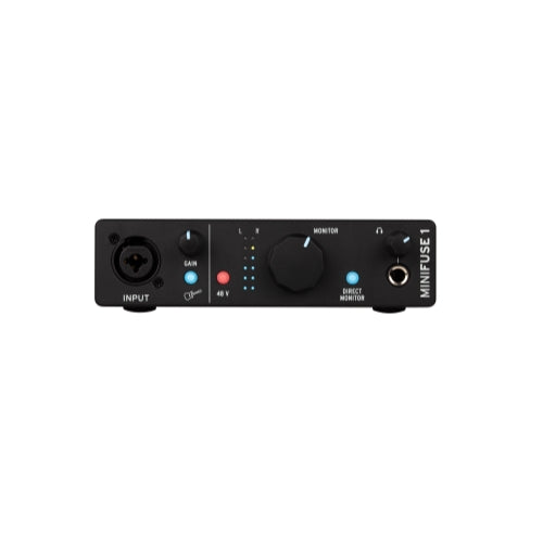 Arturia MiniFuse 1 Black 1x Combo Input USB-C Audio Interface