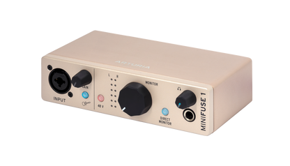 Arturia MiniFuse 1 Champagne 1x Combo Input USB-C Audio Interface