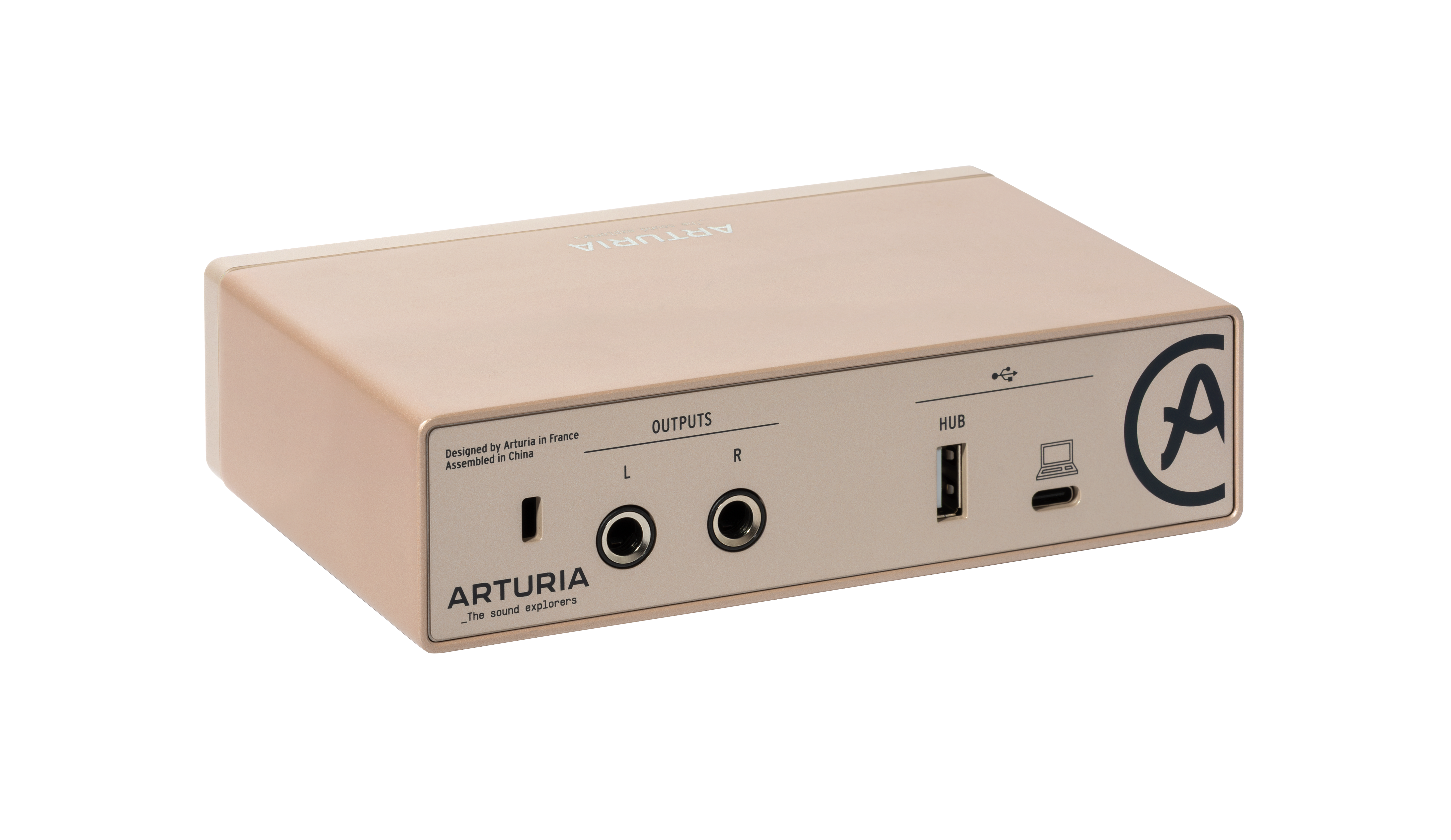 Arturia MiniFuse 1 Champagne 1x Combo Input USB-C Audio Interface