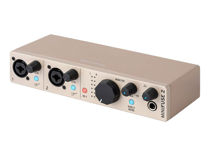 Arturia MINIFUSE2-CHAMPAGNE 2x Combo Input USB-C Audio Interface