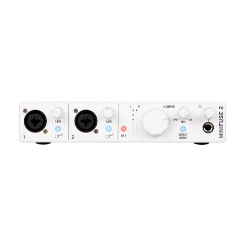 Arturia MiniFuse 2 White 2x Combo Input USB-C Audio Interface