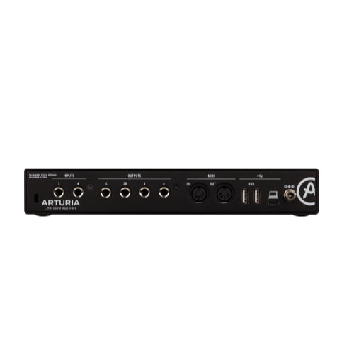 Arturia MiniFuse 4 Portable 4x4 USB Type-C Audio/MIDI Interface (Black)