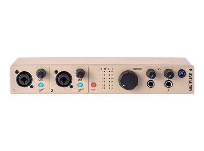 Arturia MiniFuse 4 Portable 4x4 USB Type-C Audio/MIDI Interface (Champagne)