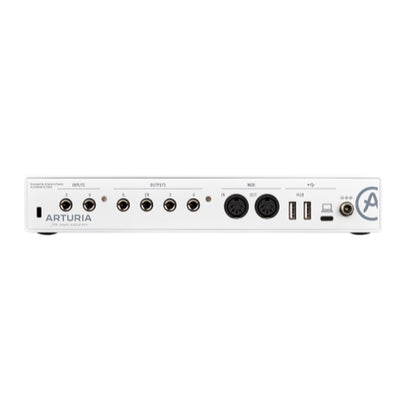 Arturia MiniFuse 4 Portable 4x4 USB Type-C Audio/MIDI Interface (White)