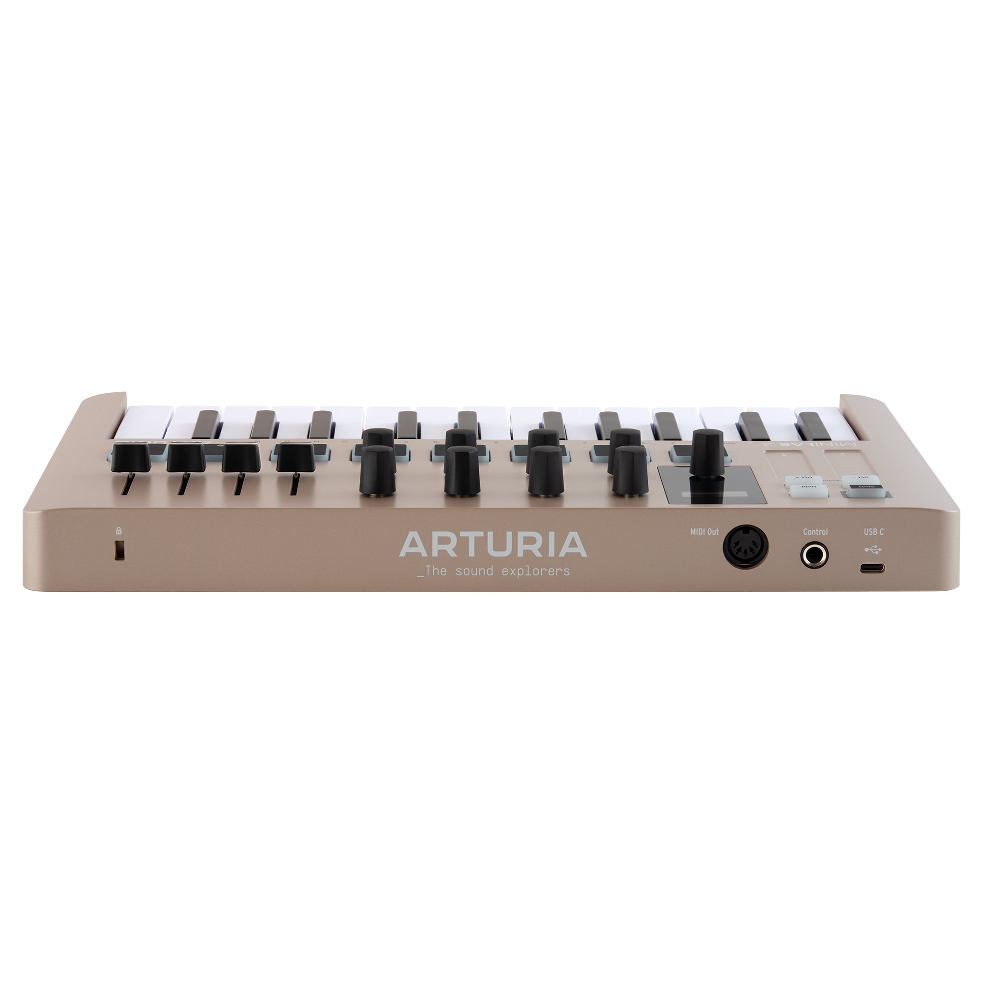 Arturia MiniLab 3 Plug-And-Play MIDI Controller Champagne