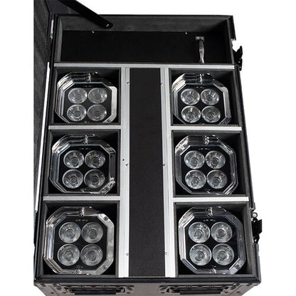 American DJ Mirage Q6 PAK with Charging Case (6-Pack)