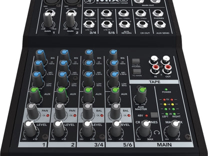 Mackie Mix8 8-Channel Compact Mixer with 2 MIC Pre Amps