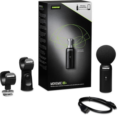 Shure MoveMic 88+ Direct To Phone Wireless Stereo Microphone