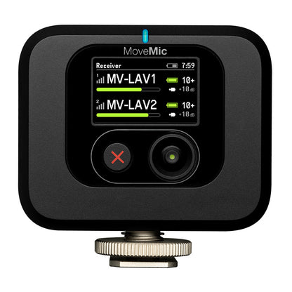Shure MV-R-Z7 MoveMic Wireless Microphone Receiver for Cameras & Mobile Devices