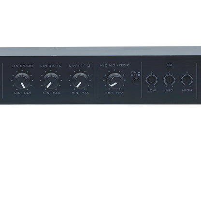 CAD Astatic MX12S 12 Channel Stereo Mixer - 1U Rack Mount