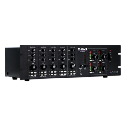 ART MX524 Five Channel Four Zone Mic/Line Mixer